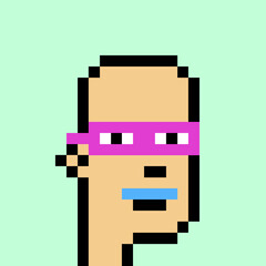 Illustration of avatar man with generative AI