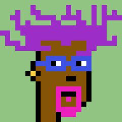 Illustration of avatar man with generative AI