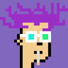 Illustration of avatar man with generative AI