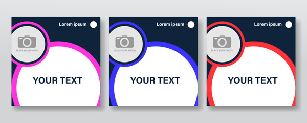 social media post layout design