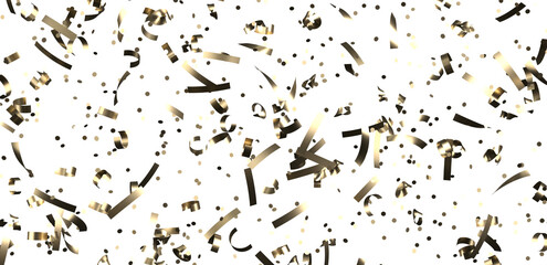 gold confetti
