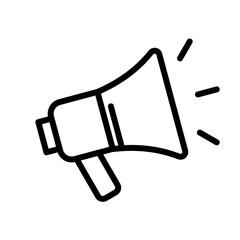 megaphone vector icon	