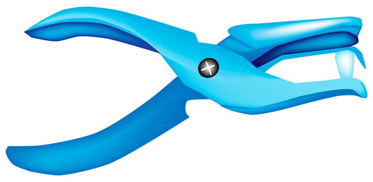 recommend clip art: Eyelet Punch or Single Hole Punch, Used to Permanently Secure A Few Sheets of Paper Together.
                    