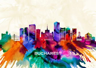 Bucharest Skyline