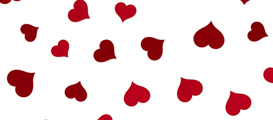 Fototapeta na wymiar 3d hearts