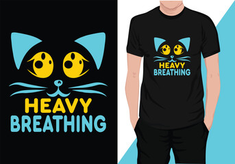 Cat t-shirt design, Cat lovers typography 