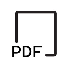 PDF Format file document icon 