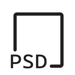 PSD Format file document icon 