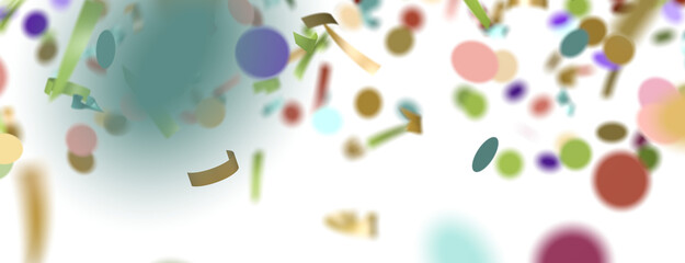 confetti png. Gold confetti falls from the sky. Glittering confetti on a transparent background. Holiday