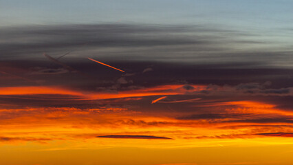 Ciel au coucher du soleil
