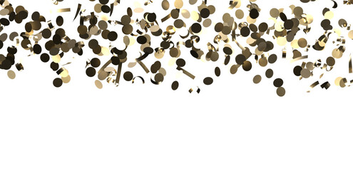 Gold Confetti Glitter Overlay