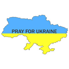 Obraz premium Pray for Ukraine