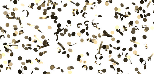 Glittering golden confetti png. Glittering golden