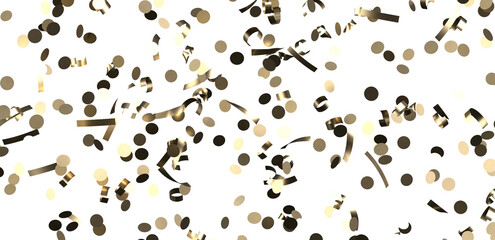 Glittering golden confetti png. Glittering golden