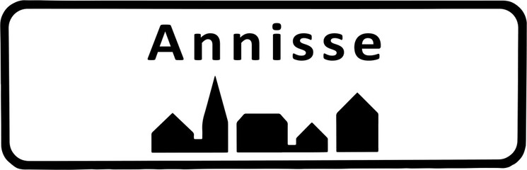 City sign of Annisse