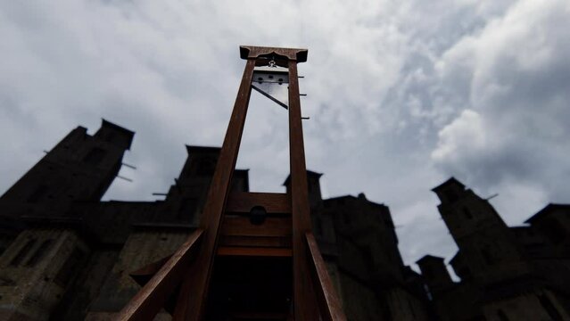 French Guillotine 3D Video Animation