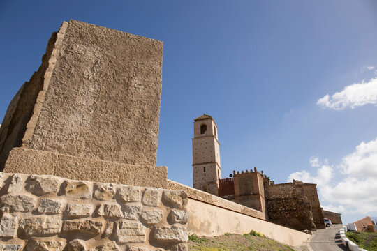 Castillo en pueblo de Casares provincia de Málaga.