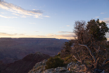 Views from the South Rim  into the Grand Canyon National Park, Arizona