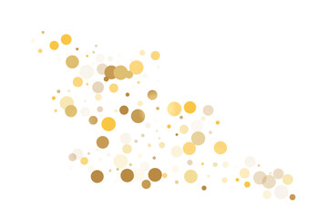 Gold glitter confetti, great design for any purpose. Party decor.