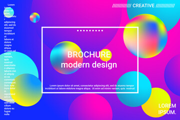 Abstract geometric texture. 3d ball shape gradients for decoration design.