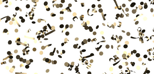 Glittering golden confetti png. Glittering golden