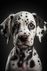 portrait of a dalmatian