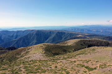 The mountains in Montseny