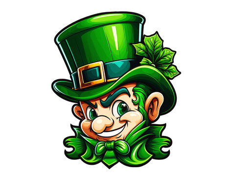 recommend clip art: leprechaun St. patrick's day, Illustration Generative Ai