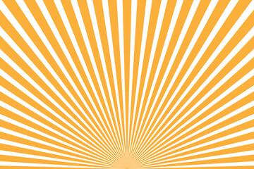 Sun rays yellow and white vector background