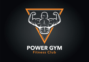 Logo Design Vector for Fitness and Gym, Weight Sports and Crossfit