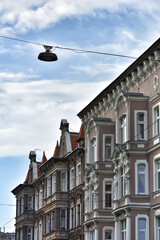 Fototapeta na wymiar Low angle view of building in Szezecin