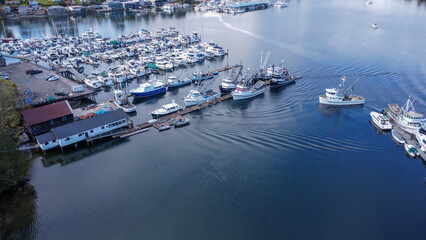 Beautiful day in Gig Harbor, Washington, USA