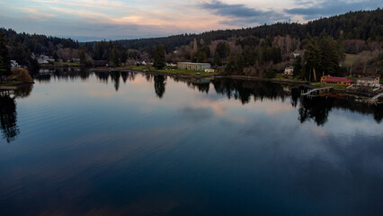 Waterfront in Gig Harbor, Washington 
