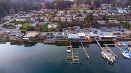 Beautiful day in Gig Harbor, Washington, USA