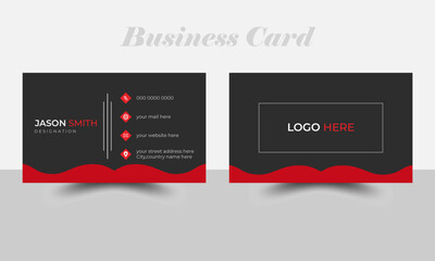 Business card, Professional Two-sided Business Card Print Templates Layout Design, Modern creative business card design, Simple Template Multipurpose business card layout.