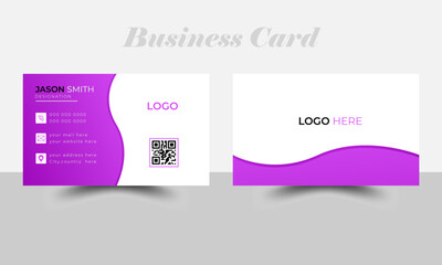 Modern creative business card design, Simple Template Multipurpose business card layout.