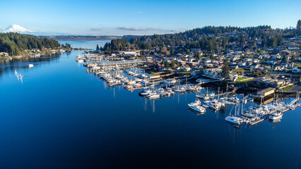 Mount Rainier in Gig Harbor, Washington 