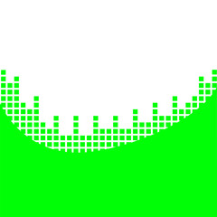 Abstract background with green and white colors. Background with a geometric figure. Square