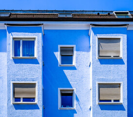 Fototapeta na wymiar modern new house facade in austria