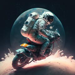 astronaut in space Generate Ai