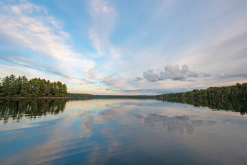 Gentle Pastels on a Calm Evening