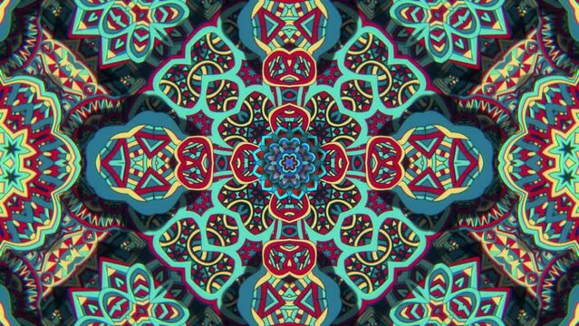 Authentic Islamic Lotus Mandala Loop