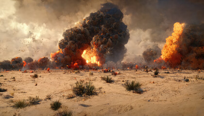 Battlefield Explosion, Generative AI