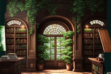 Greenhouse library created with Generative AI 