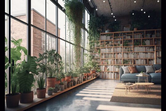 Greenhouse library created with Generative AI 