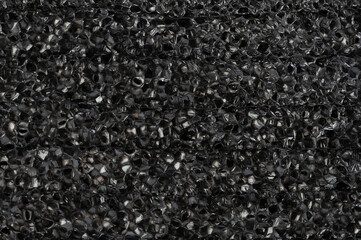 Pattern of black polymer bubbles