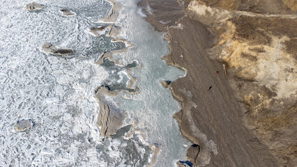 Lake Erie Shoreline in Winter