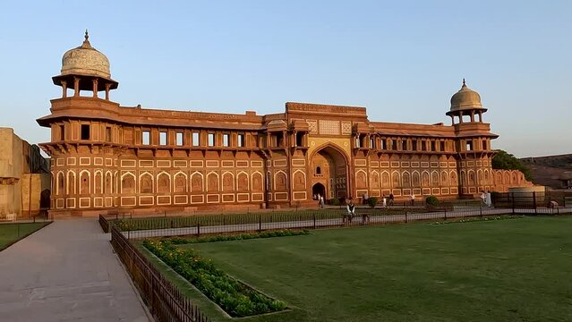Video of walking towards Jahangiri Mahal at Agra Fort, Agra, Uttar Pradesh