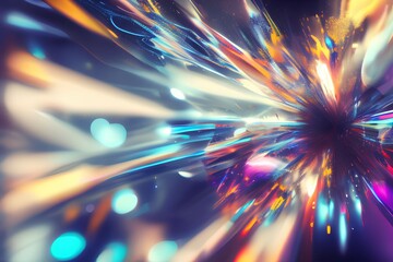 abstract background with lights-Generate AI