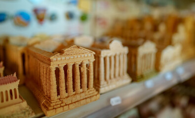 Temple Souvenirs at the street shop.